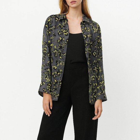 Banana Republic Silk Shirt Size S 100% Silk Luxe Statementcore - Picture 1 of 11